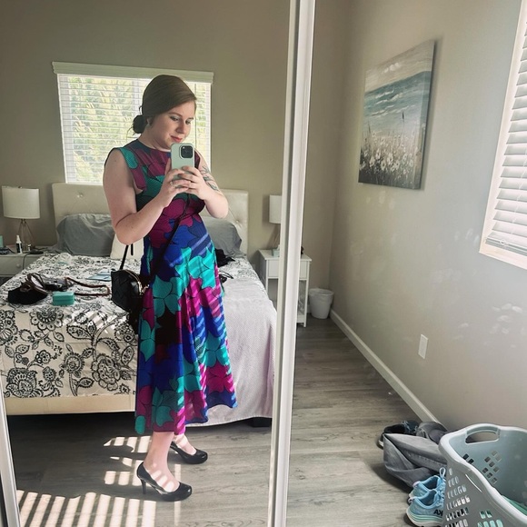 Nigerian Print Dress - Picture 2 of 2